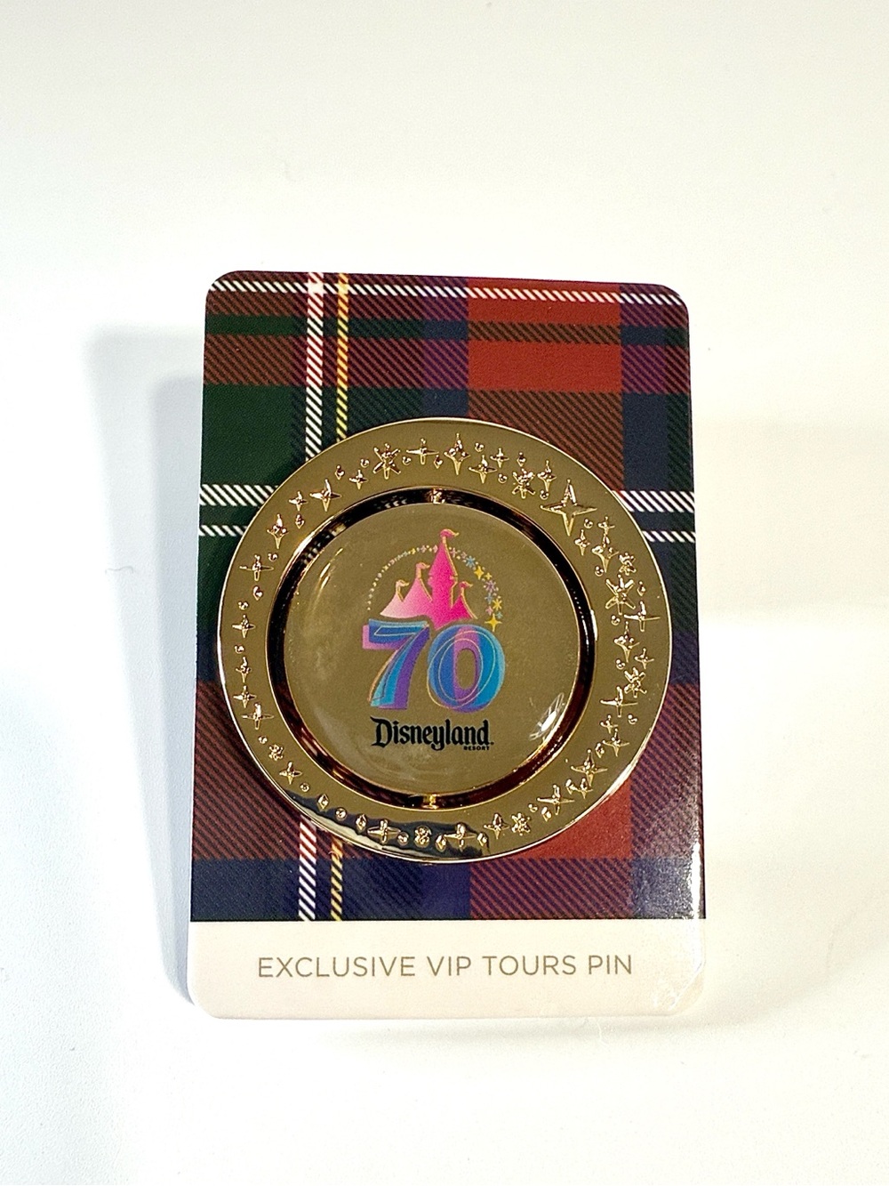 Official Disneyland Resort 70th Anniversary VIP Tours Spinner Pin